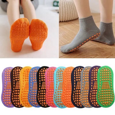 Cotton Kids &amp; Adults Anti-Slip Trampoline Socks