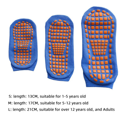 Cotton Kids &amp; Adults Anti-Slip Trampoline Socks