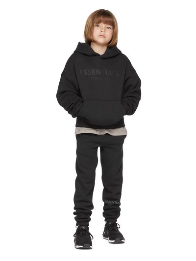 Trendy brand children's clothing Essentials autumn and winter suit men's and children's high street loose hooded fleece sweatpants