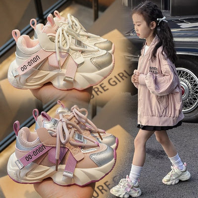 Girls mesh sneakers new Korean version Monkey