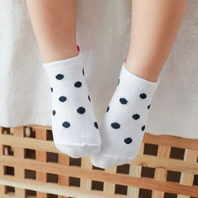 JhonTang - 5 Pairs Cute Heart Mesh Socks for Kids