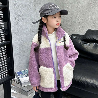 Children's Lamb Wool Warm Jacket – Cozy &amp; Stylish