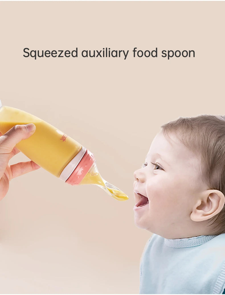 Silicone Baby Feeding Spoon Bottle - BBET