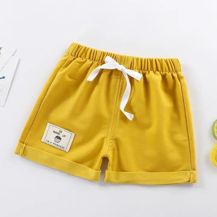 Boys Casual Knitted Shorts – Summer Elastic Waist Shorts for Toddlers ; Kids