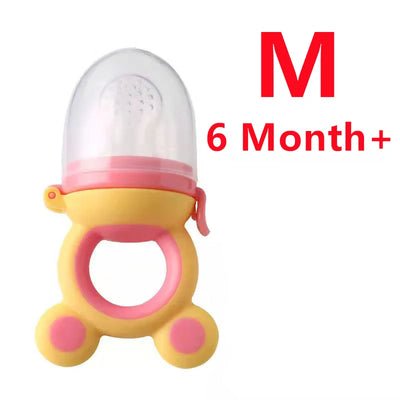 🍼 Baby Teether Nipple Fruit Food Feeder – Pacifier Clip BPA Free