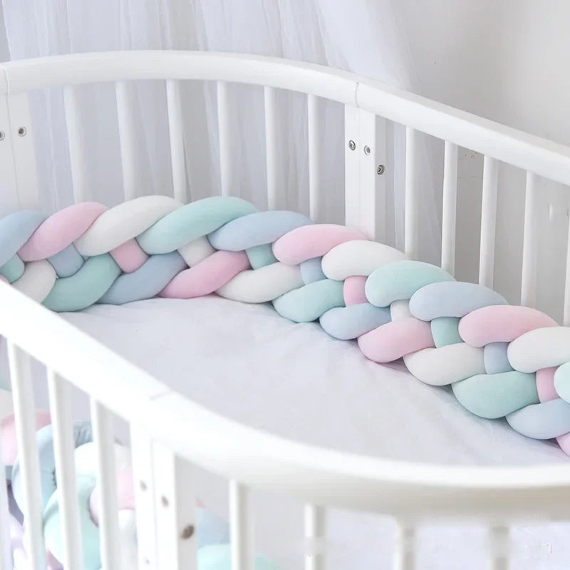 Braided Bed Rail - Protection and Comfort for Baby