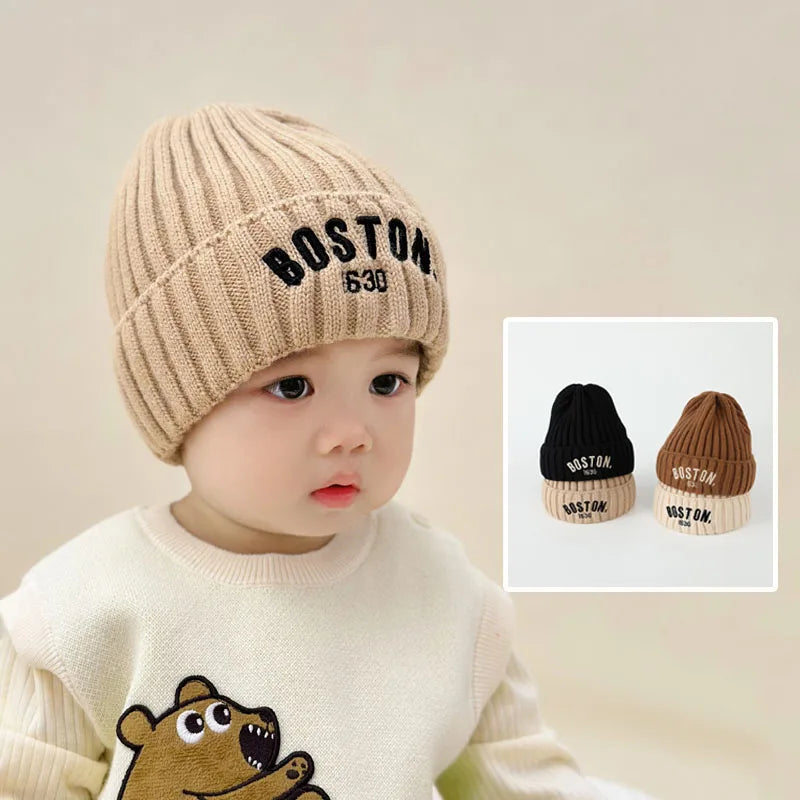 Children's Knitted Wool Hat – Cozy &amp; Windproof