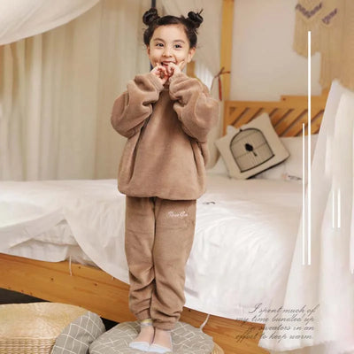 Soft Pajamas Sets for Kids Boys Girls Long Sleeves Pants