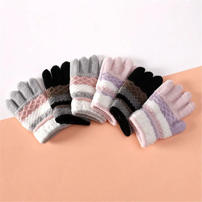 Winter Autumn Soft Knitted Baby Gloves