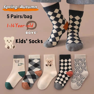 Cute Bear Cotton Socks for Kids