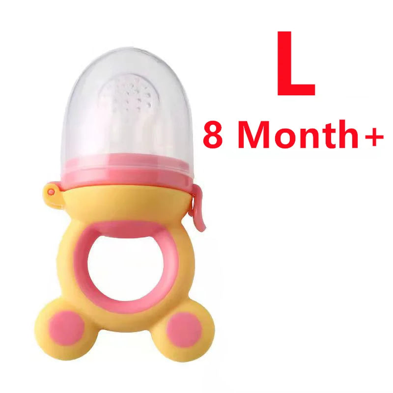 🍼 Baby Teether Nipple Fruit Food Feeder – Pacifier Clip BPA Free