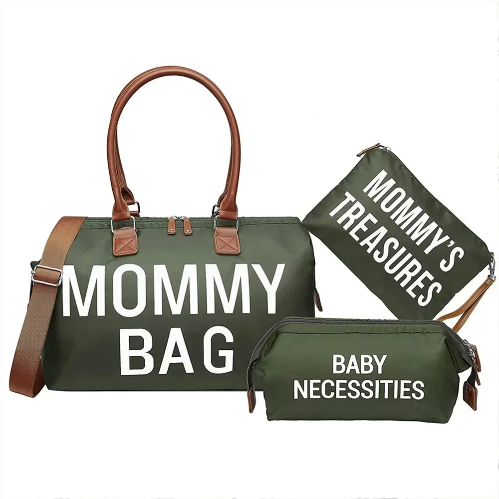 👜 Large Capacity Diaper Bag - Ideal for Moms