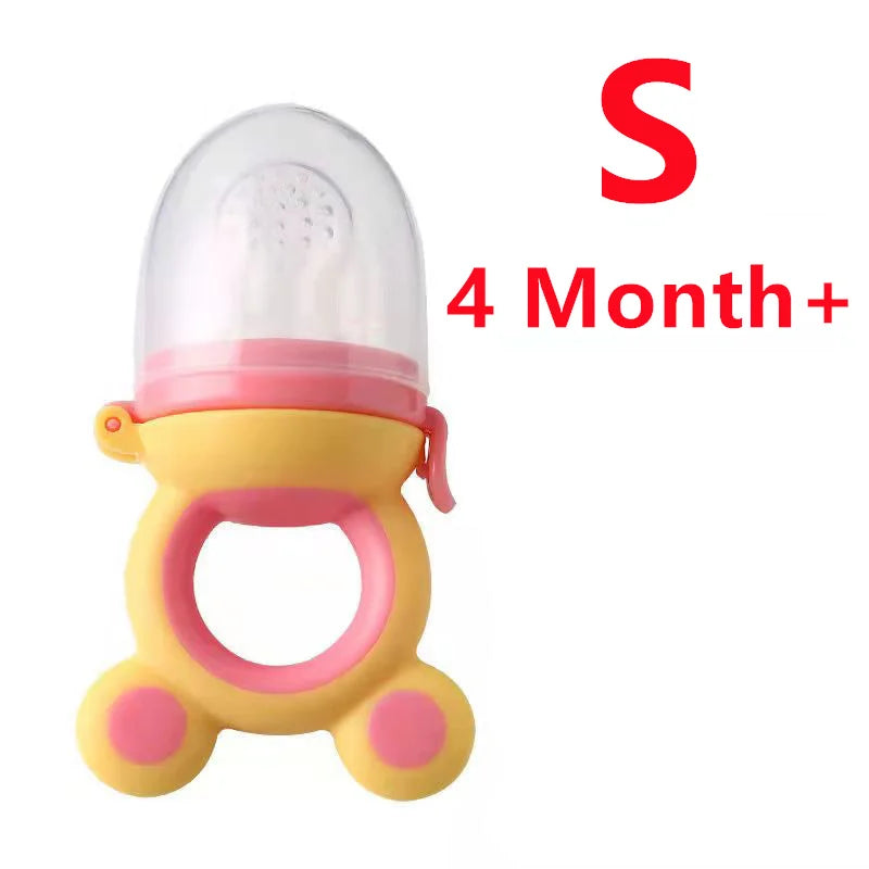 🍼 Baby Teether Nipple Fruit Food Feeder – Pacifier Clip BPA Free