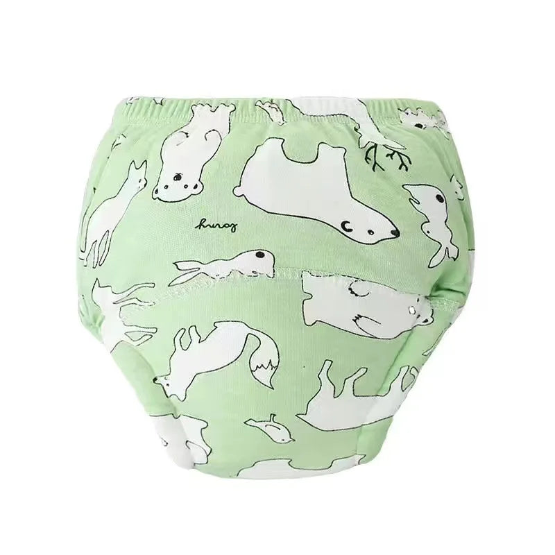 6-Layer Reusable Baby Training Diapers – Absorbent &amp; Eco-Friendly 🌿👶