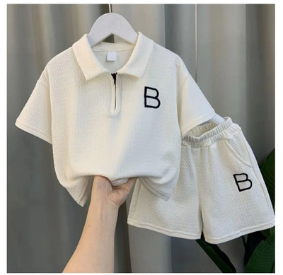 Summer Boys' Tracksuit Set - T-Shirt &amp; Shorts (2PCS)