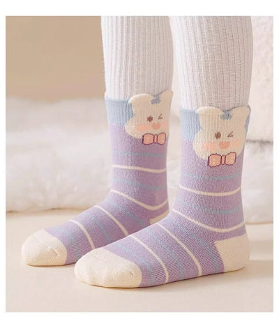 Girls' Winter Socks – Warm, Soft &; Adorable ❄️🧦