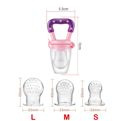 🍼 Baby Nipple Fresh Food Feeder & Teething Pacifier