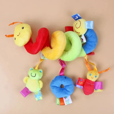 Colorful Caterpillars Baby Cart Cartoon Pendant – Baby Soothing Toy