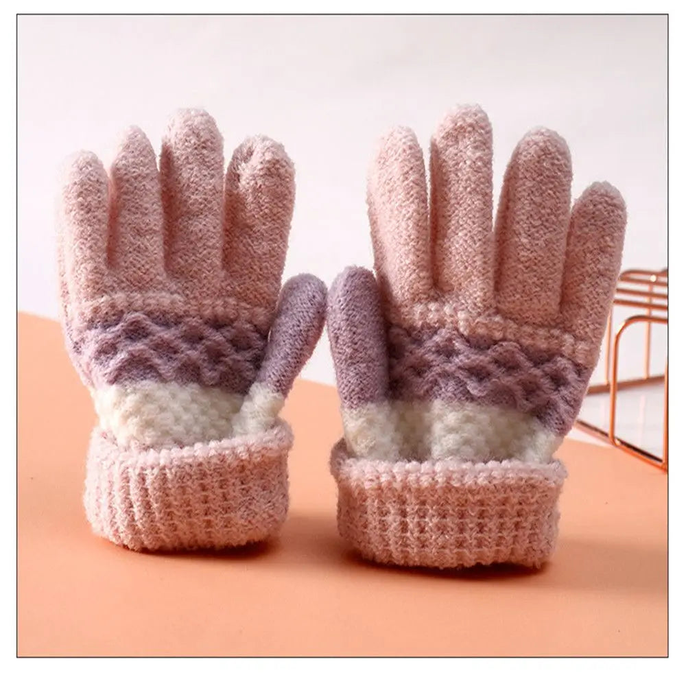 Winter Autumn Soft Knitted Baby Gloves