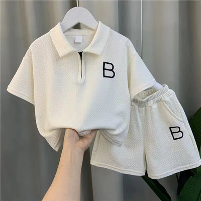 Summer Boys' Tracksuit Set - T-Shirt &amp; Shorts (2PCS)