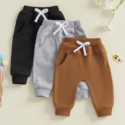 Baby Boys' 3-Pack Pull-on Jogger Pants