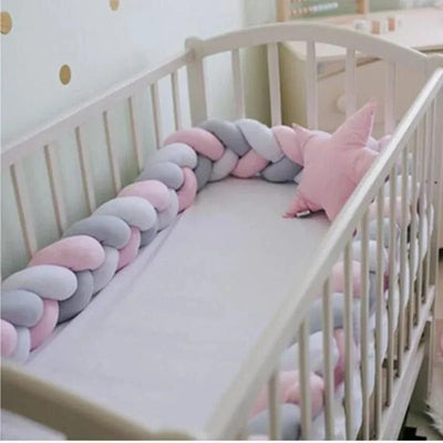 Insular Knot Braid Bumper – Infant Cradle Cot Protector