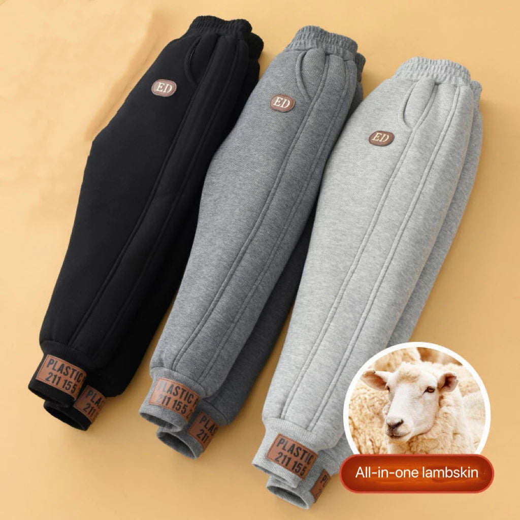 Kids' Winter Padded Velvet Pants – Warm, Cozy &Stylish ❄️🧣