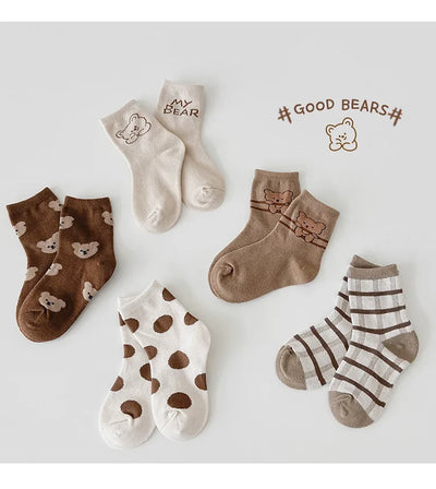 Cute Bear Cotton Socks for Kids