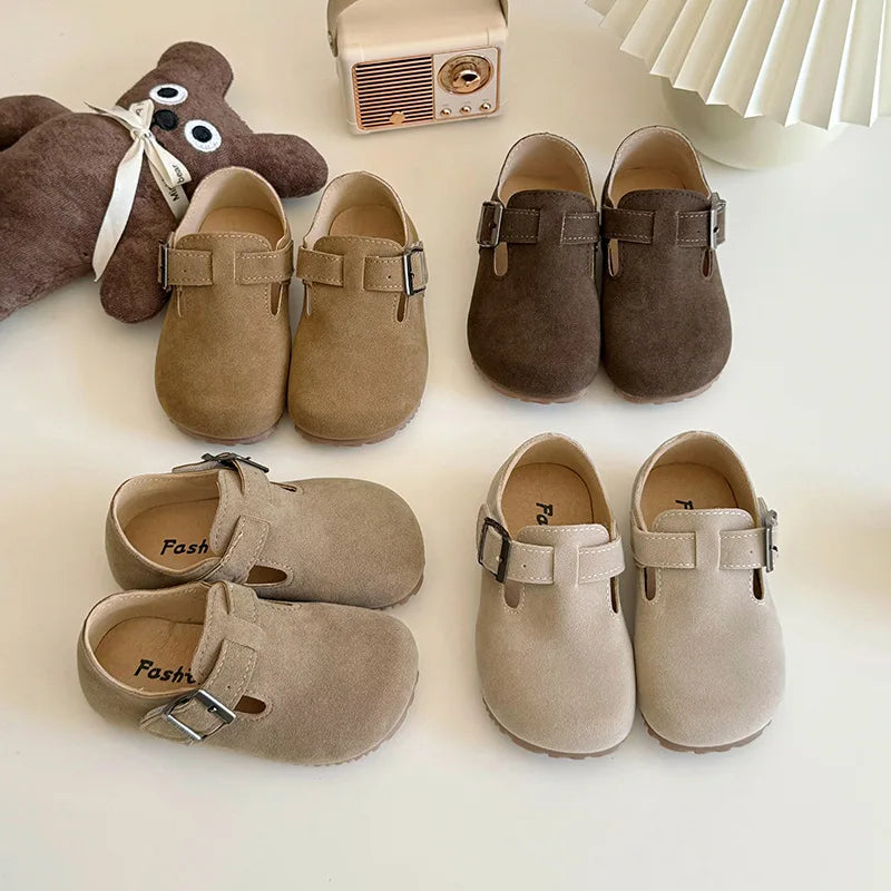 JOYINSIST Kids' Birken Shoes – Soft Leather Casual Shoes for All Seasons