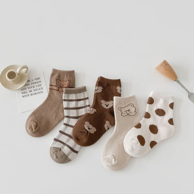 Cute Bear Cotton Socks for Kids