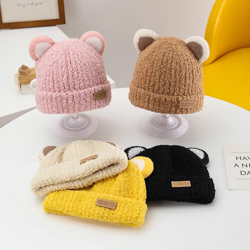 Baby Bear Windproof Beanie – Cozy &amp; Cute