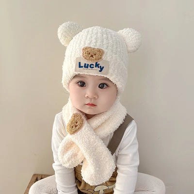 Winter Baby Hat &amp; Scarf Set – Warm &amp; Adorable ❄️🧢