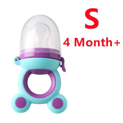 🍼 Baby Teether Nipple Fruit Food Feeder – Pacifier Clip BPA Free