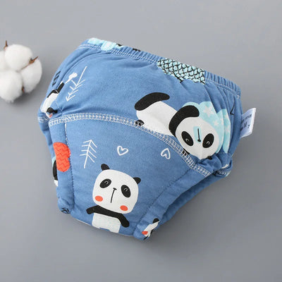 6-Layer Reusable Baby Training Diapers – Absorbent &amp; Eco-Friendly 🌿👶