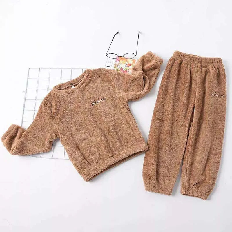 Soft Pajamas Sets for Kids Boys Girls Long Sleeves Pants