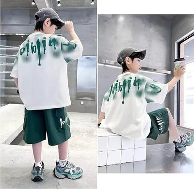 Kids Sports Set - T-shirt and Shorts