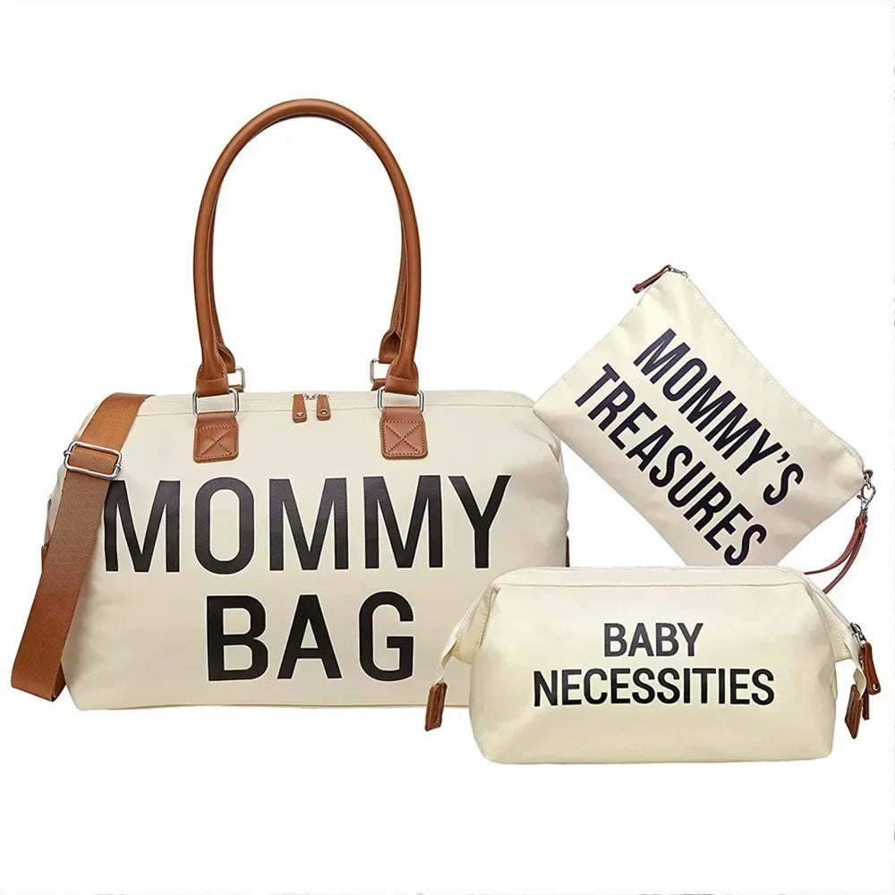 👜 Large Capacity Diaper Bag - Ideal for Moms