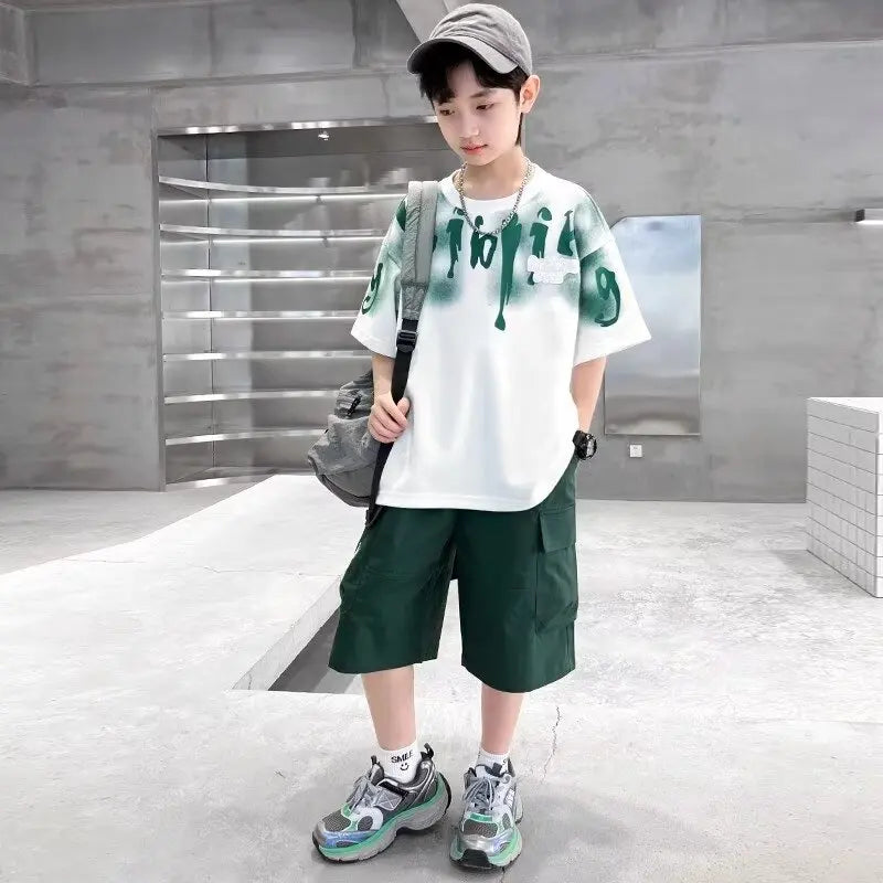 Kids Sports Set - T-shirt and Shorts