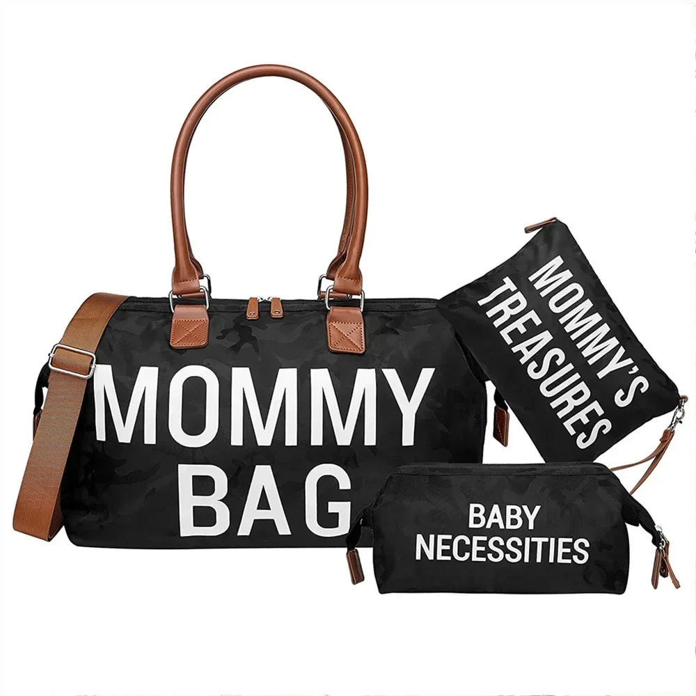 👜 Large Capacity Diaper Bag - Ideal for Moms