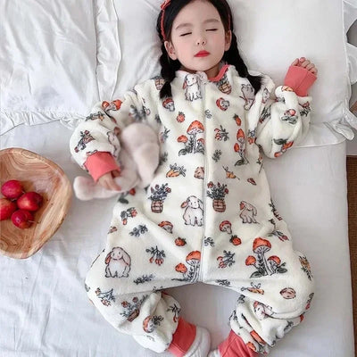 Cartoon Flannel Fleece Children’s Baby Sleepwear