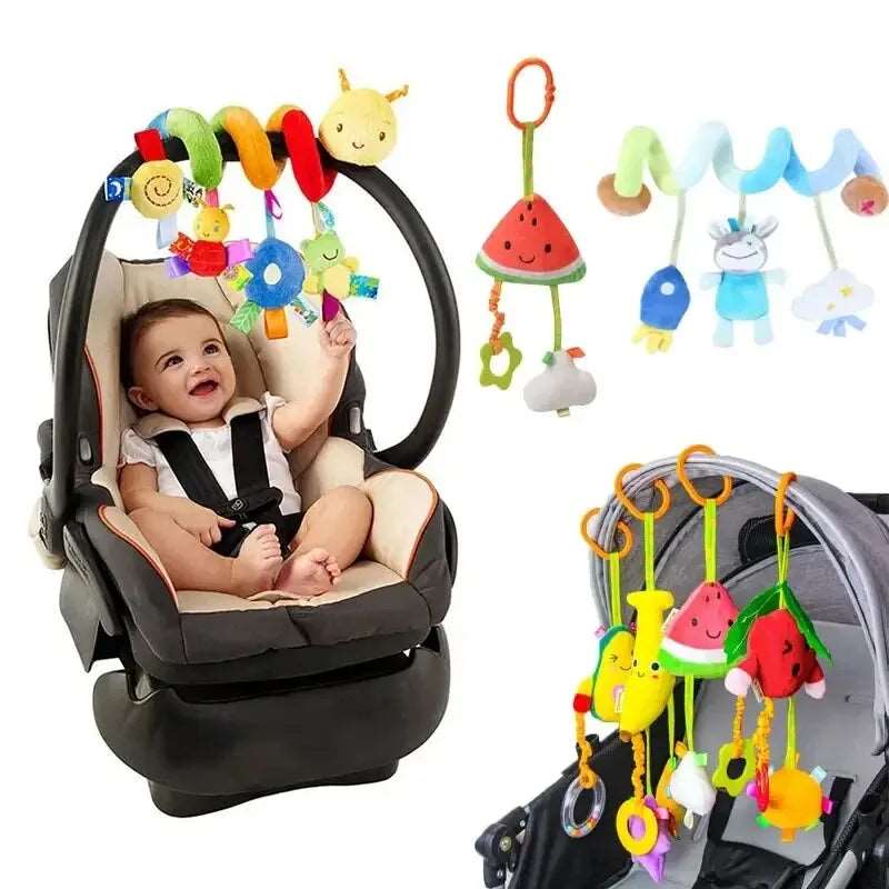 Colorful Caterpillars Baby Cart Cartoon Pendant – Baby Soothing Toy