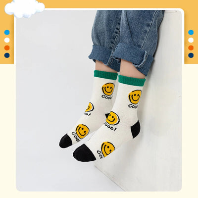 Kids' Cotton Cartoon Socks – Cozy & Colorful! 🧦🌈