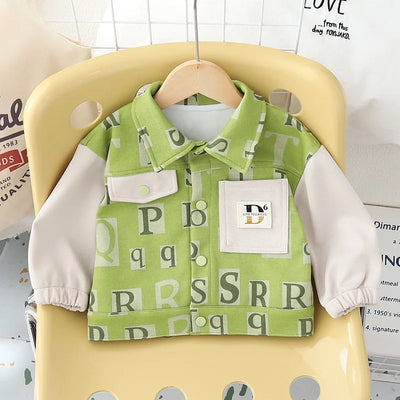 Spring Autumn Striped Pocket T-Shirt ; Pants Set for Boys and Girls (7-12m, 13-24m, 25-36m, 4-6y, 7-12y)