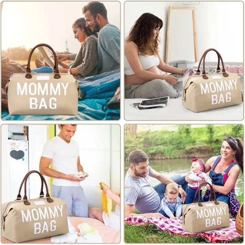 👜 Large Capacity Diaper Bag - Ideal for Moms