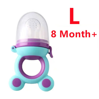 🍼 Baby Teether Nipple Fruit Food Feeder – Pacifier Clip BPA Free