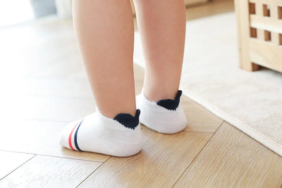 JhonTang - 5 Pairs Cute Heart Mesh Socks for Kids