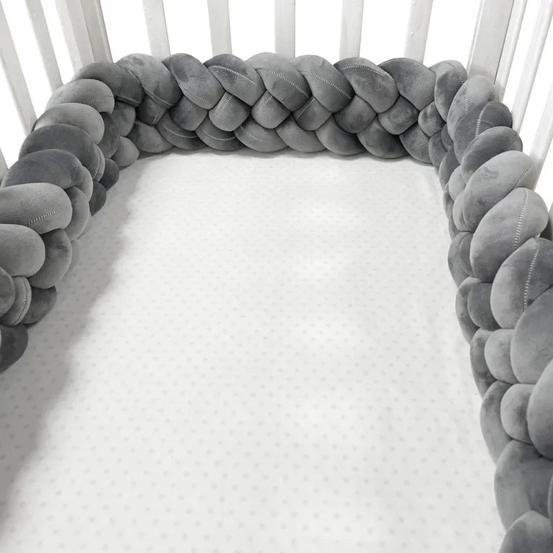 Braided Bed Rail - Protection and Comfort for Baby