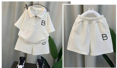 Summer Boys' Tracksuit Set - T-Shirt &amp; Shorts (2PCS)