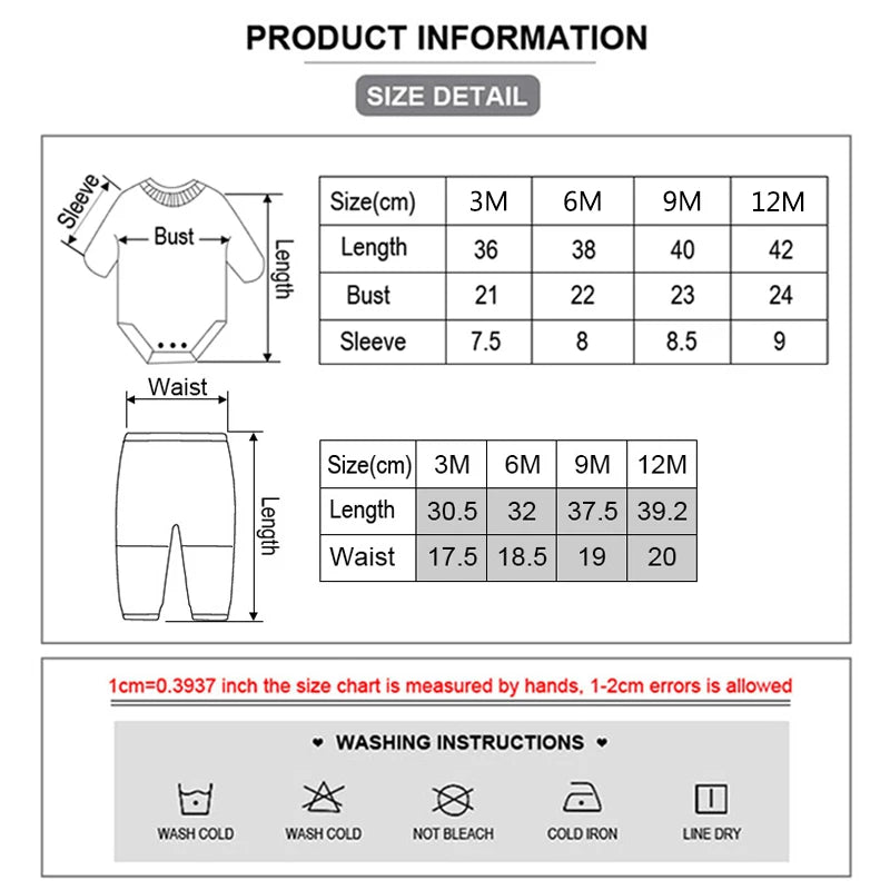 Kiddiezoom Unisex Baby Clothing Set – 10 Pcs Newborn Bodysuits &Pants