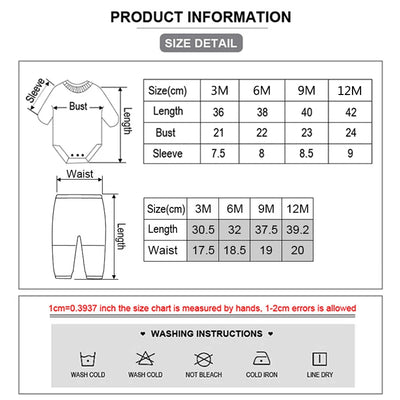 Kiddiezoom Unisex Baby Clothing Set – 10 Pcs Newborn Bodysuits &Pants